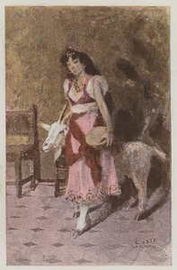 Illustratie voor Notre-Dame De Paris door Victor Hugo door Lucius Rossi